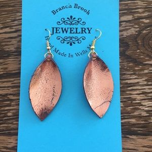 Leather earrings